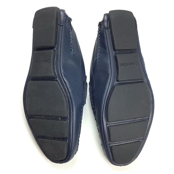 Calvin Klein Mikos Driving Loafer Shoes Navy Blue Men\'s 10  Slip On Nautical Moc